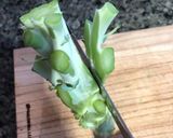 ブロッコリーの茎のぬか漬け作り方1写真