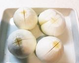 新玉ねぎのトロッとまるごとスープ作り方1写真