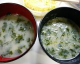 即席!やせるお味噌汁☆海苔たま作り方3写真