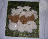 豆腐を使った納豆巻き、の・ようなもの作り方4写真