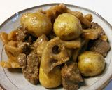 豚肉&新じゃが、れんこん煮ころがし。作り方8写真