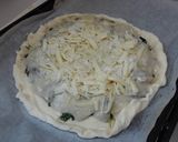 牡蠣とほうれん草のピザ作り方7写真