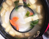 油揚げ☆根菜☆普段のお味噌汁作り方6写真