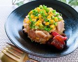 簡単リメイク★焼き肉混ぜご飯作り方4写真