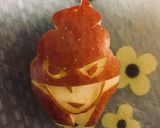 おしりたんてい かいとうＵりんご飾り切り作り方4写真