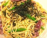 ホタルイカとアスパラガスの和風パスタ作り方5写真