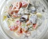 レンジ1分半！なすトマトわさびマヨサラダ作り方8写真