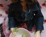 リカちゃんサイズ♡よもぎ餅ꕤ*.ﾟ作り方6写真