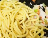 カニカマボコのあんかけ焼そば作り方3写真