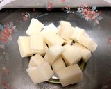 レンジde簡単♡ずぼらきな粉バター餅♡作り方1写真