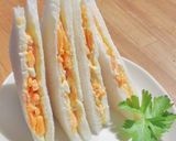 彩り豊か☆にんじんサンドイッチ作り方3写真