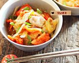 豚肉とトマトの重ね蒸し作り方5写真