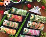 ハッピー生春巻き・鯉のぼり作り方33写真