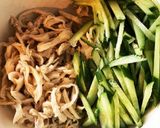 鶏皮の柚子胡椒和え作り方1写真