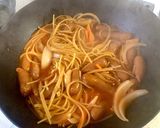 ナポリタン風ワンポットパスタ作り方1写真