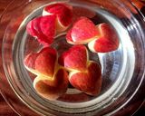 ダブルハートりんご♡作り方9写真
