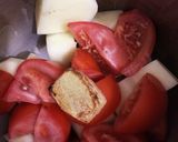 簡単トマトジャガイモ豆腐の魚の乳化スープ作り方6写真