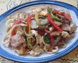 色々な焼きうどん作り方1写真