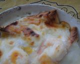 食パンのホワイトソース焼き！グラタン風♪作り方3写真