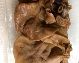 キクラゲとほうれん草のオイスター炒め作り方1写真