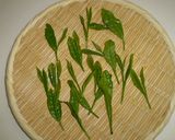 お茶の生葉の天婦羅作り方1写真