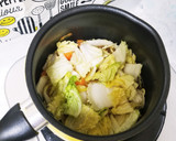 白菜と人参のたまごとじ作り方9写真