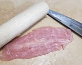 ささみと大葉のロールカツ~梅肉ソース~作り方2写真