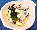 もやしとワカメのサラダ〜残り物消費〜作り方3写真