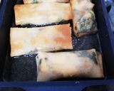 豚挽肉とニラ玉の春巻き♪作り方10写真