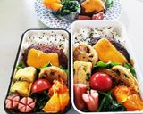 大学生、私のお弁当➕ランチプレート作り方1写真