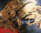 キーマカレー余りで茄子カレー作り方4写真