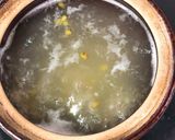 [薬膳粥]はと麦と緑豆の鶏粥作り方4写真