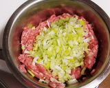 味付き！豚肉とネギのワンタン作り方4写真