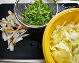 簡単！ふわたま・焼うどん☆梅胡麻風味作り方3写真