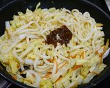 簡単！ふわたま・焼うどん☆梅胡麻風味作り方7写真