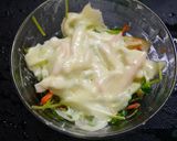 レンジで簡単！豆苗竹輪のチーズ和え作り方3写真
