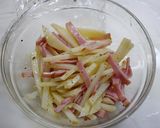 レンジで簡単！じゃがバタほうれん草作り方4写真
