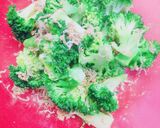 ヘルシー♪ブロッコリーの胡麻じゃこ和え作り方7写真