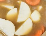 しょう油＆バタープラス●根菜の豚骨風味鍋作り方2写真