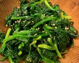 ほうれん草の白だし胡麻和え作り方3写真