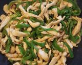 シンプル大好き♥鶏胸肉とピーマン青椒肉絲作り方10写真