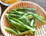 夏みかんとアスパラのマリネサラダ作り方1写真