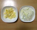 超簡単☆ケチャップ味のミートオムレツ！作り方1写真