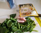 ほうれん草のクリームパスタ作り方1写真