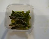 レンジで簡単！アスパラ胡椒チーズ作り方3写真