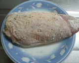 鶏肉のネギチーズくるりん巻き作り方4写真