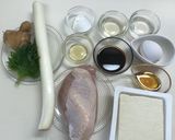 鶏胸肉と豆腐 の 月見つくね バーグ作り方1写真