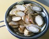 ごぼうと豚肉の炒め煮作り方1写真