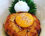 鶏胸肉と豆腐 の 月見つくね バーグ作り方9写真