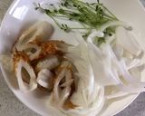 簡単ちくわの卵とじ丼作り方1写真
